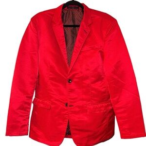 Platini Red Blazer Double Button Men’s Medium